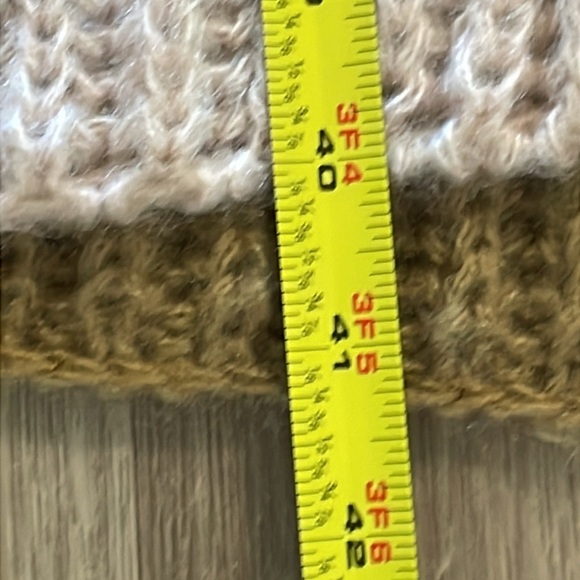 Topshop Women’s Knit Scarf Multicolor Colorblock Cottagecore Comfy - Picture 12 of 12